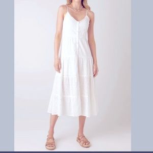 Patrons of Peace White Eyelet Dress